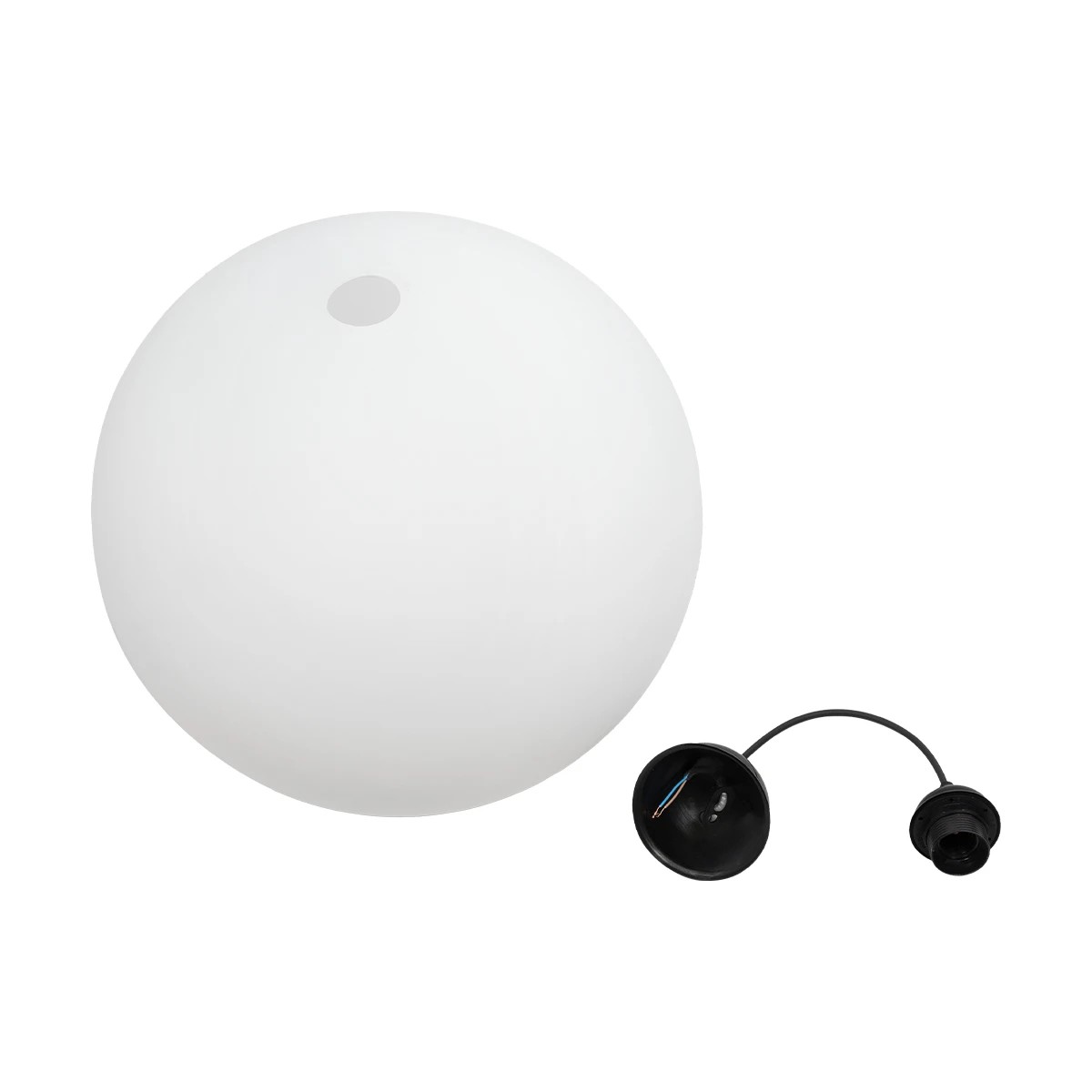 GLOBOSTAR® GABIA 206-0002 Μοντέρνο Κρεμαστό Φωτιστικό Οροφής με Ντουί 1 x E27 AC 220-240V IP20 - Λευκό - Μ40 x Π40 x Υ42cm - Image 10