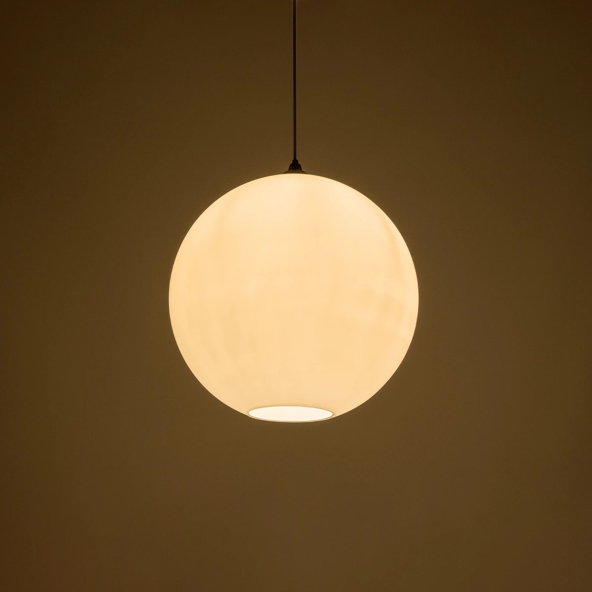 GLOBOSTAR® GABIA 206-0002 Μοντέρνο Κρεμαστό Φωτιστικό Οροφής με Ντουί 1 x E27 AC 220-240V IP20 - Λευκό - Μ40 x Π40 x Υ42cm - Image 2