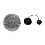 GLOBOSTAR® KEGEL 206-0003 Μοντέρνο Κρεμαστό Φωτιστικό Οροφής με Ντουί 1 x E27 AC 220-240V IP20 - Μαύρο Φιμέ - Μ20 x Π20 x Υ20cm - Image 10