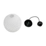 GLOBOSTAR® KEGEL 206-0004 Μοντέρνο Κρεμαστό Φωτιστικό Οροφής με Ντουί 1 x E27 AC 220-240V IP20 - Λευκό - Μ20 x Π20 x Υ20cm - Image 10