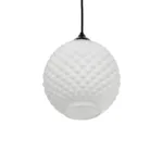 GLOBOSTAR® KEGEL 206-0004 Μοντέρνο Κρεμαστό Φωτιστικό Οροφής με Ντουί 1 x E27 AC 220-240V IP20 - Λευκό - Μ20 x Π20 x Υ20cm - Image 5