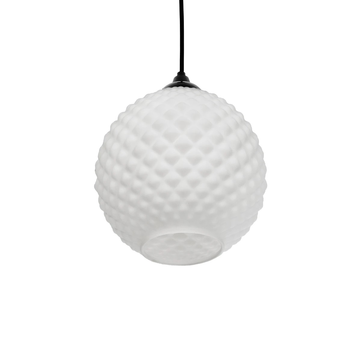 GLOBOSTAR® KEGEL 206-0004 Μοντέρνο Κρεμαστό Φωτιστικό Οροφής με Ντουί 1 x E27 AC 220-240V IP20 - Λευκό - Μ20 x Π20 x Υ20cm - Image 5