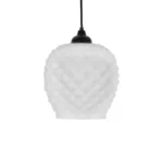 GLOBOSTAR® KEGEL 206-0005 Μοντέρνο Κρεμαστό Φωτιστικό Οροφής με Ντουί 1 x E27 AC 220-240V IP20 - Λευκό - Μ19 x Π19 x Υ19cm - Image 4