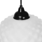 GLOBOSTAR® KEGEL 206-0005 Μοντέρνο Κρεμαστό Φωτιστικό Οροφής με Ντουί 1 x E27 AC 220-240V IP20 - Λευκό - Μ19 x Π19 x Υ19cm - Image 8
