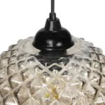 GLOBOSTAR® KEGEL 206-0006 Μοντέρνο Κρεμαστό Φωτιστικό Οροφής με Ντουί 1 x E27 AC 220-240V IP20 - Μαύρο Φιμέ - Μ19 x Π19 x Υ19cm - Image 8