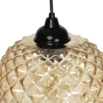 GLOBOSTAR® KEGEL 206-0007 Μοντέρνο Κρεμαστό Φωτιστικό Οροφής με Ντουί 1 x E27 AC 220-240V IP20 - Μελί - Μ19 x Π19 x Υ19cm - Image 8