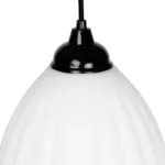 GLOBOSTAR® GURIA 206-0008 Μοντέρνο Κρεμαστό Φωτιστικό Οροφής με Ντουί 1 x E27 AC 220-240V IP20 - Λευκό - Μ19 x Π19 x Υ26cm - Image 8