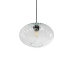 GLOBOSTAR® PERA 206-0009 Μοντέρνο Κρεμαστό Φωτιστικό Οροφής με Ντουί 1 x E27 AC 220-240V IP20 - Διάφανο - Μ30 x Π30 x Υ22cm - Image 5