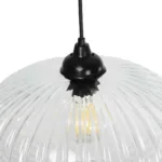 GLOBOSTAR® PERA 206-0009 Μοντέρνο Κρεμαστό Φωτιστικό Οροφής με Ντουί 1 x E27 AC 220-240V IP20 - Διάφανο - Μ30 x Π30 x Υ22cm - Image 8