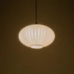 GLOBOSTAR® PERA 206-0011 Μοντέρνο Κρεμαστό Φωτιστικό Οροφής με Ντουί 1 x E27 AC 220-240V IP20 - Λευκό - Μ30 x Π30 x Υ22cm - Image 2