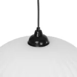 GLOBOSTAR® PERA 206-0011 Μοντέρνο Κρεμαστό Φωτιστικό Οροφής με Ντουί 1 x E27 AC 220-240V IP20 - Λευκό - Μ30 x Π30 x Υ22cm - Image 8