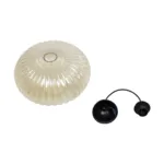 GLOBOSTAR® PERA 206-0012 Μοντέρνο Κρεμαστό Φωτιστικό Οροφής με Ντουί 1 x E27 AC 220-240V IP20 - Mελί - Μ30 x Π30 x Υ22cm - Image 10