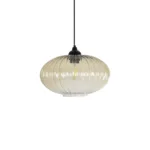 GLOBOSTAR® PERA 206-0012 Μοντέρνο Κρεμαστό Φωτιστικό Οροφής με Ντουί 1 x E27 AC 220-240V IP20 - Mελί - Μ30 x Π30 x Υ22cm - Image 4
