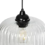 GLOBOSTAR® MELONI 206-0013 Μοντέρνο Κρεμαστό Φωτιστικό Οροφής με Ντουί 1 x E27 AC 220-240V IP20 - Διάφανο - Μ20 x Π20 x Υ24cm - Image 8