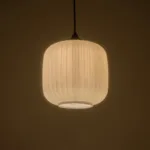 GLOBOSTAR® MELONI 206-0015 Μοντέρνο Κρεμαστό Φωτιστικό Οροφής με Ντουί 1 x E27 AC 220-240V IP20 - Λευκό - Μ20 x Π20 x Υ24cm - Image 2