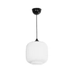 GLOBOSTAR® MELONI 206-0015 Μοντέρνο Κρεμαστό Φωτιστικό Οροφής με Ντουί 1 x E27 AC 220-240V IP20 - Λευκό - Μ20 x Π20 x Υ24cm - Image 3