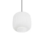 GLOBOSTAR® MELONI 206-0015 Μοντέρνο Κρεμαστό Φωτιστικό Οροφής με Ντουί 1 x E27 AC 220-240V IP20 - Λευκό - Μ20 x Π20 x Υ24cm - Image 5