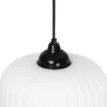 GLOBOSTAR® MELONI 206-0015 Μοντέρνο Κρεμαστό Φωτιστικό Οροφής με Ντουί 1 x E27 AC 220-240V IP20 - Λευκό - Μ20 x Π20 x Υ24cm - Image 8