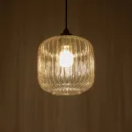 GLOBOSTAR® MELONI 206-0016 Μοντέρνο Κρεμαστό Φωτιστικό Οροφής με Ντουί 1 x E27 AC 220-240V IP20 - Mελί - Μ20 x Π20 x Υ24cm - Image 2