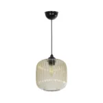 GLOBOSTAR® MELONI 206-0016 Μοντέρνο Κρεμαστό Φωτιστικό Οροφής με Ντουί 1 x E27 AC 220-240V IP20 - Mελί - Μ20 x Π20 x Υ24cm - Image 3
