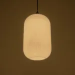 GLOBOSTAR® MELONI 206-0019 Μοντέρνο Κρεμαστό Φωτιστικό Οροφής με Ντουί 1 x E27 AC 220-240V IP20 - Λευκό - Μ20 x Π20 x Υ38cm - Image 2
