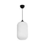 GLOBOSTAR® MELONI 206-0019 Μοντέρνο Κρεμαστό Φωτιστικό Οροφής με Ντουί 1 x E27 AC 220-240V IP20 - Λευκό - Μ20 x Π20 x Υ38cm - Image 3