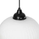 GLOBOSTAR® MELONI 206-0019 Μοντέρνο Κρεμαστό Φωτιστικό Οροφής με Ντουί 1 x E27 AC 220-240V IP20 - Λευκό - Μ20 x Π20 x Υ38cm - Image 8