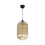 GLOBOSTAR® MELONI 206-0020 Μοντέρνο Κρεμαστό Φωτιστικό Οροφής με Ντουί 1 x E27 AC 220-240V IP20 - Mελί - Μ20 x Π20 x Υ38cm - Image 3