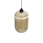 GLOBOSTAR® MELONI 206-0020 Μοντέρνο Κρεμαστό Φωτιστικό Οροφής με Ντουί 1 x E27 AC 220-240V IP20 - Mελί - Μ20 x Π20 x Υ38cm - Image 6