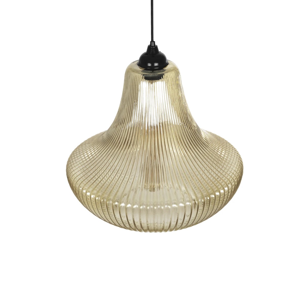 GLOBOSTAR® VERRE 206-0022 Μοντέρνο Κρεμαστό Φωτιστικό Οροφής με Ντουί 1 x E27 AC 220-240V IP20 - Mελί - Μ38 x Π38 x Υ34cm - Image 6