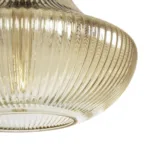GLOBOSTAR® VERRE 206-0022 Μοντέρνο Κρεμαστό Φωτιστικό Οροφής με Ντουί 1 x E27 AC 220-240V IP20 - Mελί - Μ38 x Π38 x Υ34cm - Image 7