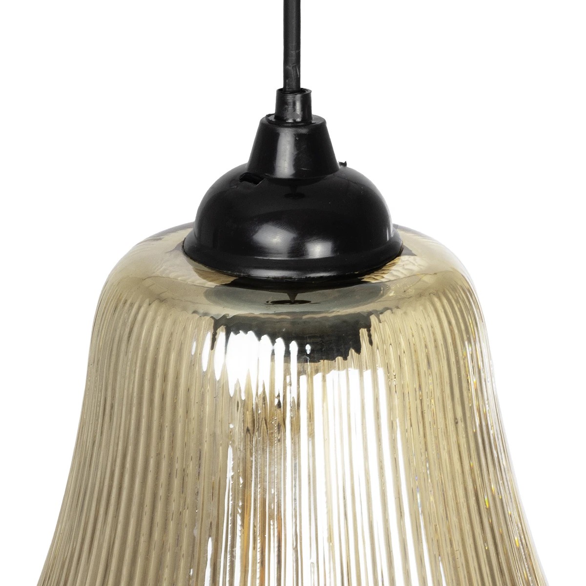 GLOBOSTAR® VERRE 206-0022 Μοντέρνο Κρεμαστό Φωτιστικό Οροφής με Ντουί 1 x E27 AC 220-240V IP20 - Mελί - Μ38 x Π38 x Υ34cm - Image 9