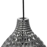GLOBOSTAR® BASTIK 206-0026 Μοντέρνο Κρεμαστό Φωτιστικό Οροφής με Ντουί 1 x E27 AC 220-240V IP20 - Μαύρο Φιμέ - Μ22 x Π22 x Υ26cm - Image 9