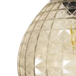 GLOBOSTAR® BASTIK 206-0027 Μοντέρνο Κρεμαστό Φωτιστικό Οροφής με Ντουί 1 x E27 AC 220-240V IP20 - Mελί - Μ22 x Π22 x Υ26cm - Image 8
