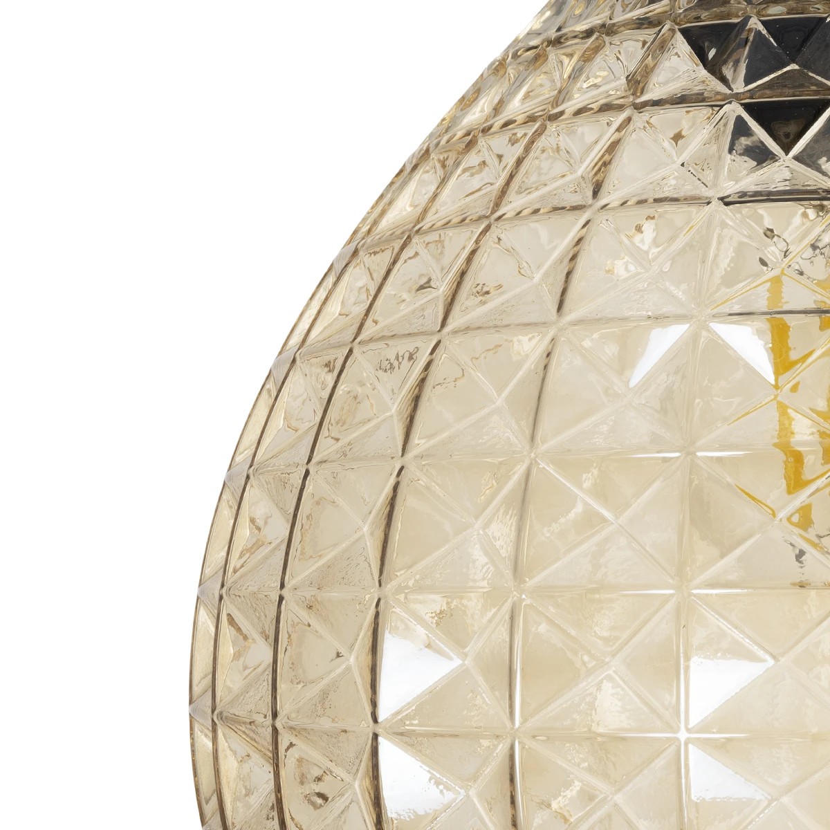 GLOBOSTAR® BASTIK 206-0027 Μοντέρνο Κρεμαστό Φωτιστικό Οροφής με Ντουί 1 x E27 AC 220-240V IP20 - Mελί - Μ22 x Π22 x Υ26cm - Image 8