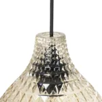 GLOBOSTAR® BASTIK 206-0027 Μοντέρνο Κρεμαστό Φωτιστικό Οροφής με Ντουί 1 x E27 AC 220-240V IP20 - Mελί - Μ22 x Π22 x Υ26cm - Image 9