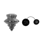 GLOBOSTAR® CORTE 206-0028 Μοντέρνο Κρεμαστό Φωτιστικό Οροφής με Ντουί 1 x E27 AC 220-240V IP20 - Μαύρο Φιμέ - Μ25 x Π25 x Υ30cm - Image 11