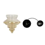 GLOBOSTAR® CORTE 206-0029 Μοντέρνο Κρεμαστό Φωτιστικό Οροφής με Ντουί 1 x E27 AC 220-240V IP20 - Mελί - Μ25 x Π25 x Υ30cm - Image 11
