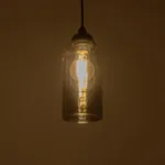 GLOBOSTAR® TUBE 206-0030 Μοντέρνο Κρεμαστό Φωτιστικό Οροφής με Ντουί 1 x E27 AC 220-240V IP20 - Μαύρο Φιμέ - Μ10 x Π10 x Υ24cm - Image 2