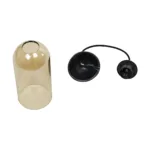 GLOBOSTAR® TUBE 206-0031 Μοντέρνο Κρεμαστό Φωτιστικό Οροφής με Ντουί 1 x E27 AC 220-240V IP20 - Mελί - Μ10 x Π10 x Υ24cm - Image 10