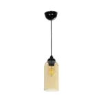 GLOBOSTAR® TUBE 206-0031 Μοντέρνο Κρεμαστό Φωτιστικό Οροφής με Ντουί 1 x E27 AC 220-240V IP20 - Mελί - Μ10 x Π10 x Υ24cm - Image 3