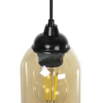 GLOBOSTAR® TUBE 206-0031 Μοντέρνο Κρεμαστό Φωτιστικό Οροφής με Ντουί 1 x E27 AC 220-240V IP20 - Mελί - Μ10 x Π10 x Υ24cm - Image 8