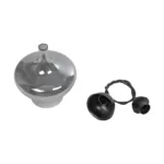 GLOBOSTAR® OVOCE 206-0032 Μοντέρνο Κρεμαστό Φωτιστικό Οροφής με Ντουί 1 x E27 AC 220-240V IP20 - Μαύρο Φιμέ - Μ20 x Π20 x Υ22cm - Image 11