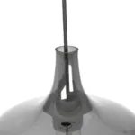 GLOBOSTAR® OVOCE 206-0032 Μοντέρνο Κρεμαστό Φωτιστικό Οροφής με Ντουί 1 x E27 AC 220-240V IP20 - Μαύρο Φιμέ - Μ20 x Π20 x Υ22cm - Image 9