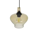 GLOBOSTAR® OVOCE 206-0033 Μοντέρνο Κρεμαστό Φωτιστικό Οροφής με Ντουί 1 x E27 AC 220-240V IP20 - Mελί - Μ20 x Π20 x Υ22cm - Image 6