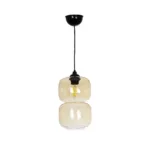 GLOBOSTAR® PIAGE 206-0037 Μοντέρνο Κρεμαστό Φωτιστικό Οροφής με Ντουί 1 x E27 AC 220-240V IP20 - Mελί - Μ17 x Π17 x Υ25cm - Image 3