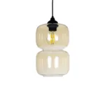 GLOBOSTAR® PIAGE 206-0037 Μοντέρνο Κρεμαστό Φωτιστικό Οροφής με Ντουί 1 x E27 AC 220-240V IP20 - Mελί - Μ17 x Π17 x Υ25cm - Image 4