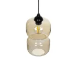 GLOBOSTAR® PIAGE 206-0037 Μοντέρνο Κρεμαστό Φωτιστικό Οροφής με Ντουί 1 x E27 AC 220-240V IP20 - Mελί - Μ17 x Π17 x Υ25cm - Image 6