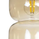 GLOBOSTAR® PIAGE 206-0037 Μοντέρνο Κρεμαστό Φωτιστικό Οροφής με Ντουί 1 x E27 AC 220-240V IP20 - Mελί - Μ17 x Π17 x Υ25cm - Image 8