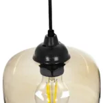 GLOBOSTAR® PIAGE 206-0037 Μοντέρνο Κρεμαστό Φωτιστικό Οροφής με Ντουί 1 x E27 AC 220-240V IP20 - Mελί - Μ17 x Π17 x Υ25cm - Image 9